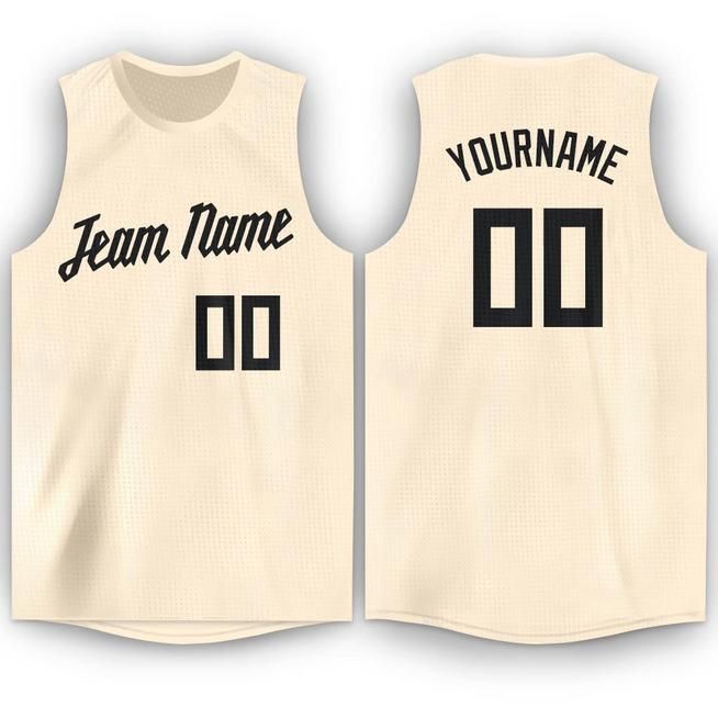 Aitrony Custom Cream Black Round Neck Basketball Jersey.jpg